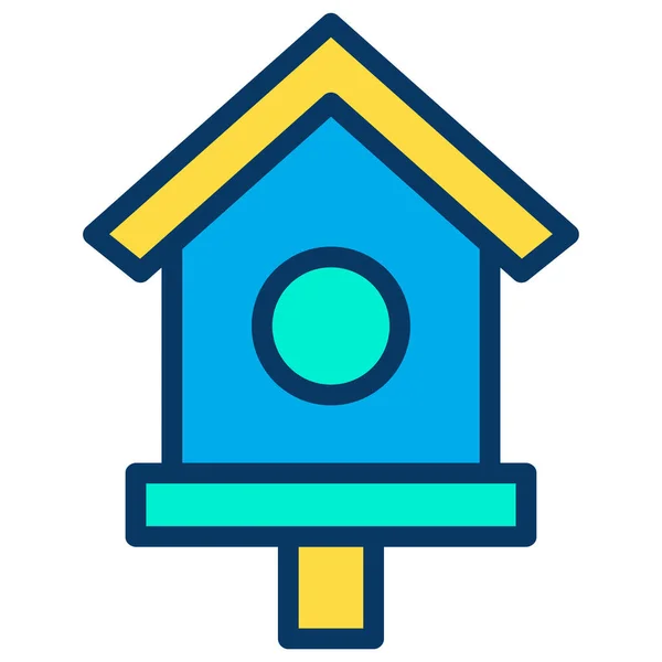 Simple House Icon Vector Illustration — Stock Vector
