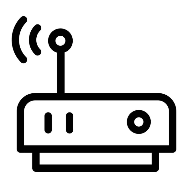 Router Web Symbol Einfache Illustration — Stockvektor