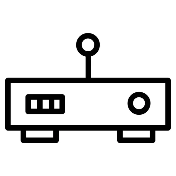 Steuerknüppel Web Symbol Einfache Illustration — Stockvektor