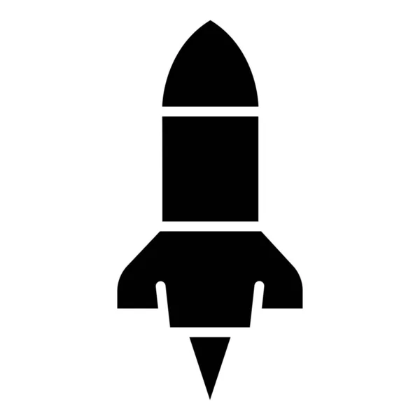 Cohete Icono Web Ilustración Simple — Archivo Imágenes Vectoriales