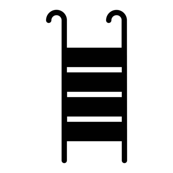 Ladder Web Icon Vector Illustration — Stock Vector
