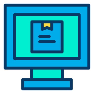 bilgisayar simgesi, vektör illüstrasyonu