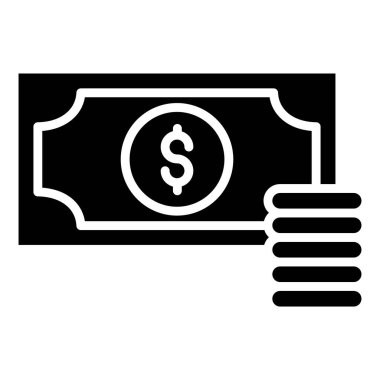 Dolar banknotu. Basit tasarım