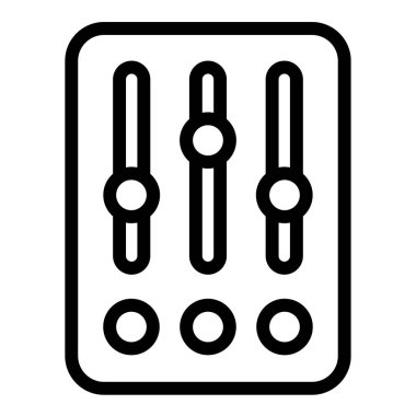 eşitleyici simge vektör illüstrasyonu