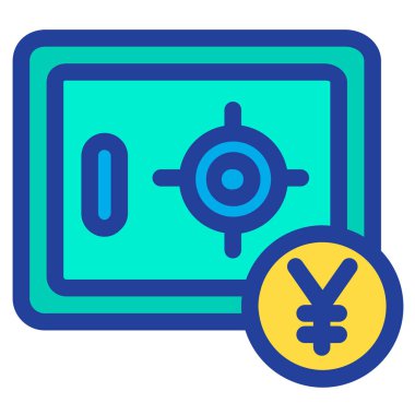 Para için. Web simgesi basit illüstrasyon 