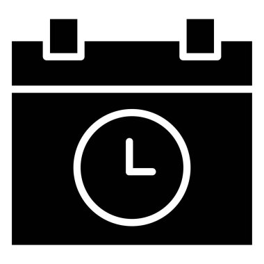 Takvim. Web simgesi basit tasarım