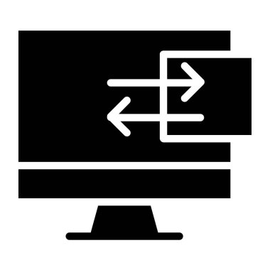 Beyaz üzerinde izole edilmiş simge, minimal vektör simgesi paylaş