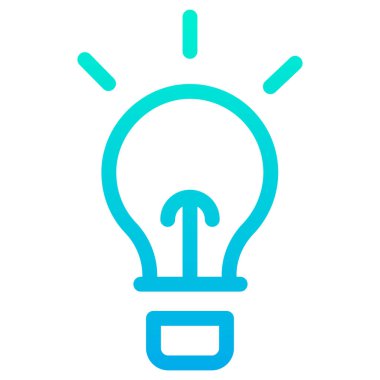 Fikir simgesinin vektör illüstrasyonu