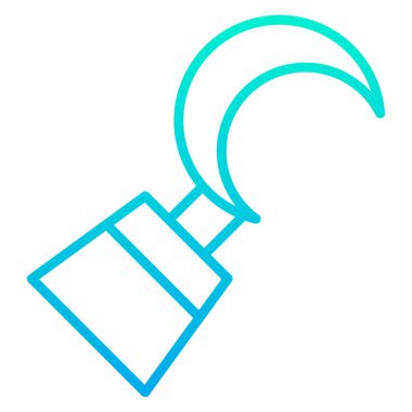 Beyaz arkaplanda basit şapka vektör resimlemesi