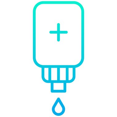 İlaç satırı vektör resimlemesi