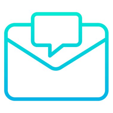 posta simgesi, vektör illüstrasyonu