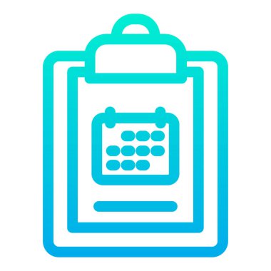 Takvim. Web simgesi basit illüstrasyon