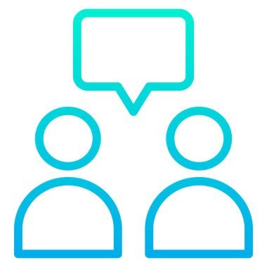 İnsan simgesinin vektör illüstrasyonu