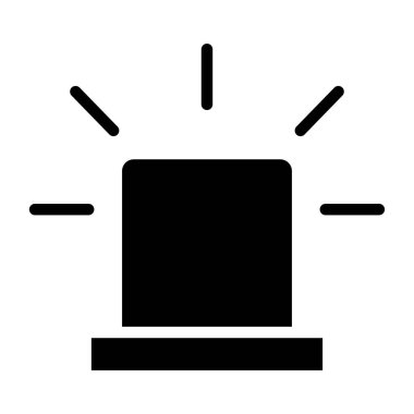 Acil durum web simgesi, vektör çizim 