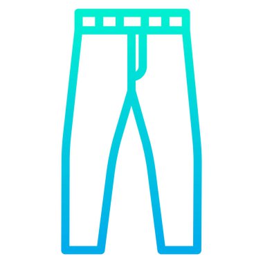 Pantolon. Web simgesi basit illüstrasyon