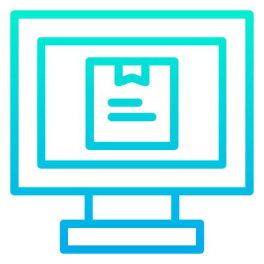 bilgisayar simgesi, vektör illüstrasyonu