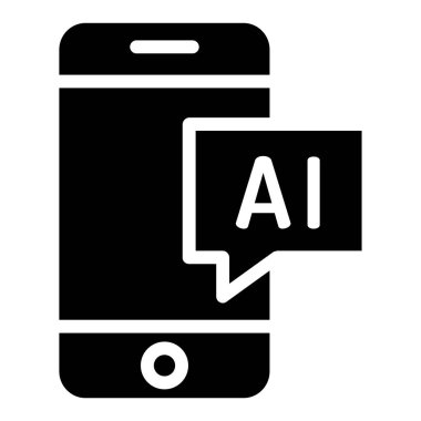 Smartphone Simgesi, vektör illüstrasyonu