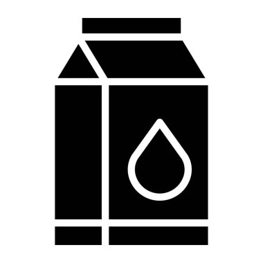 süt ağı simgesi basit illüstrasyon