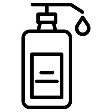 Sprey şişe. Basit tasarım