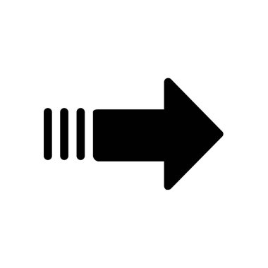 ok simgesi vektör illüstrasyonu