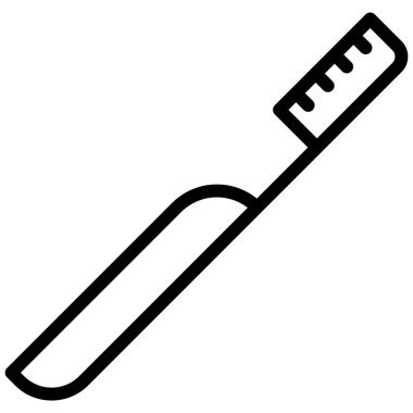 Ağız temizliği basit simge, vektör illüstrasyonu