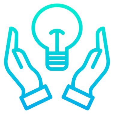 Bir fikrim var. Web simgesi basit tasarım