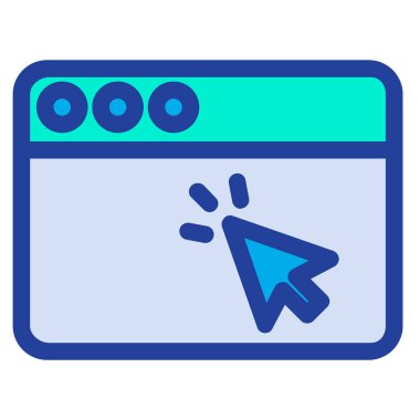 Gelişim için web tasarım simgesi. vektör illüstrasyonu