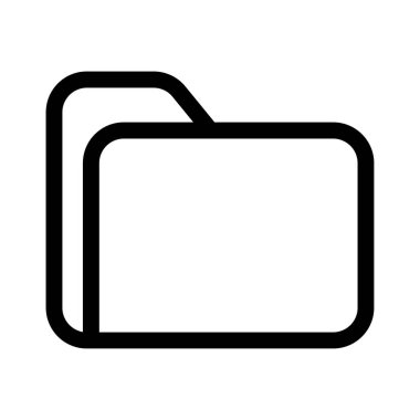 Dosya. Web simgesi basit illüstrasyon 