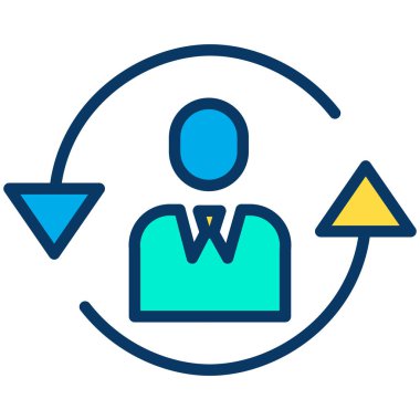 Basit kullanıcı arayüzü simgesi, vektör illüstrasyonu