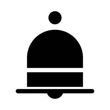 Bilgilendirme zili. Web simgesi basit illüstrasyon