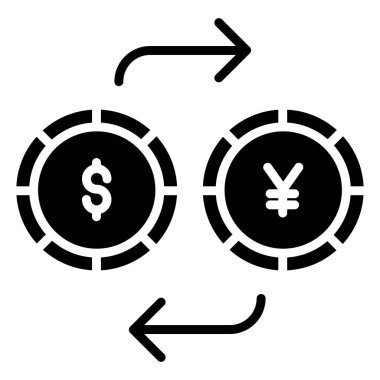 Para için. Web simgesi basit illüstrasyon 