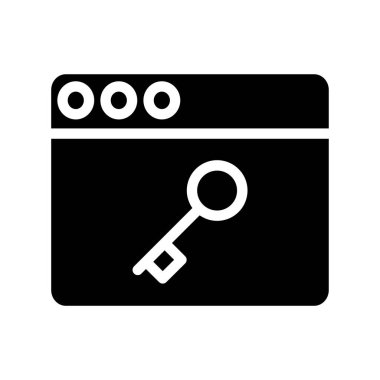 tarayıcı pencere simgesi, vektör illüstrasyonu