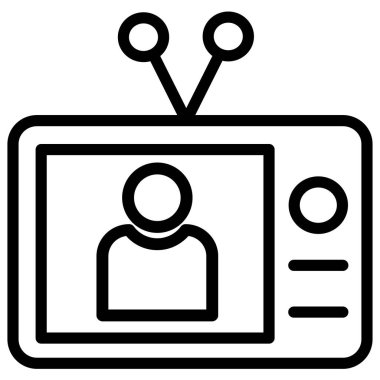 Ortam çizgisi vektör resimlemesi