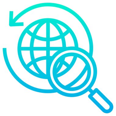 Ara. Web simgesi vektör illüstrasyonu