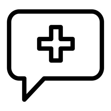 İleti ağı simgesi basit vektör illüstrasyonu