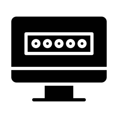 bilgisayar simgesi, vektör illüstrasyonu