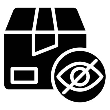 Paket web simgesi basit illüstrasyon