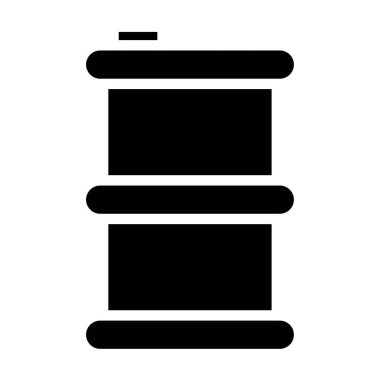 Beyaz arkaplanda basit gaz vektör resimleme