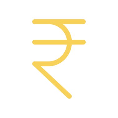 Rupiler, Hint para biriminin vektör çizimi, Hint rupisi. 