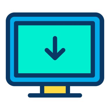 bilgisayar simgesi, vektör illüstrasyonu