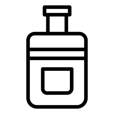 Bagaj vektörü basit illüstrasyon