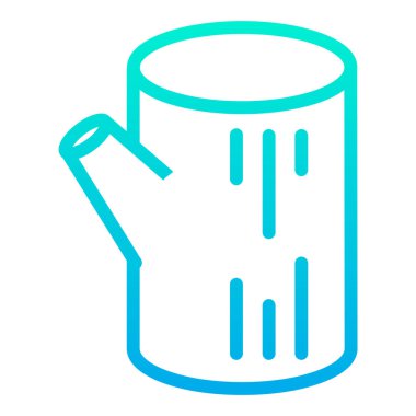 log web simgesi basit vektör çizimi