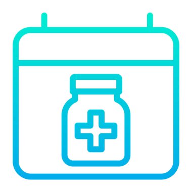 Takvim. Web simgesi basit illüstrasyon