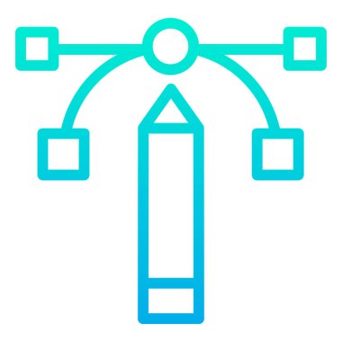 Tasarım konsepti, beyaza izole edilmiş minimal vektör simgesi