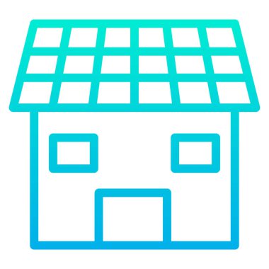 basit ev simgesini, vektör çizim