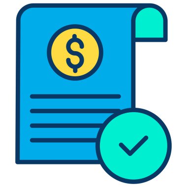 Para için. Web simgesi basit illüstrasyon