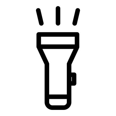 Meşale Web simgesi vektör illüstrasyonu