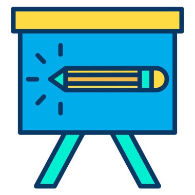 Beyaz arkaplanda basit vektör simgesi