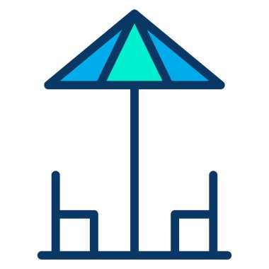 Çadır. Web simgesi vektör illüstrasyonu