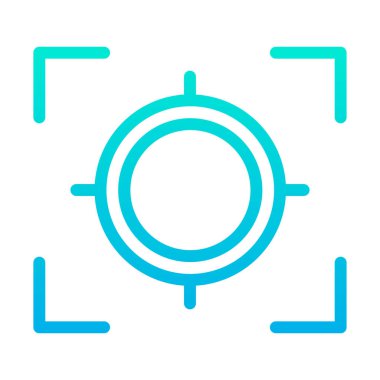 hedef simge vektör illüstrasyonu